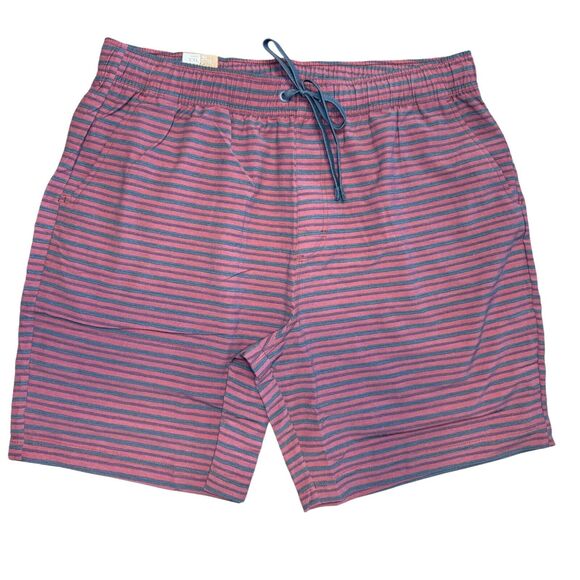 prAna Metric E-Waist Shorts Rustic Stripe Water-Friendly UPF 50+ - Picture 1 of 5
